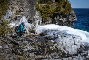 Bruce Peninsula Grotto - Winter Hiking Bruce Trail