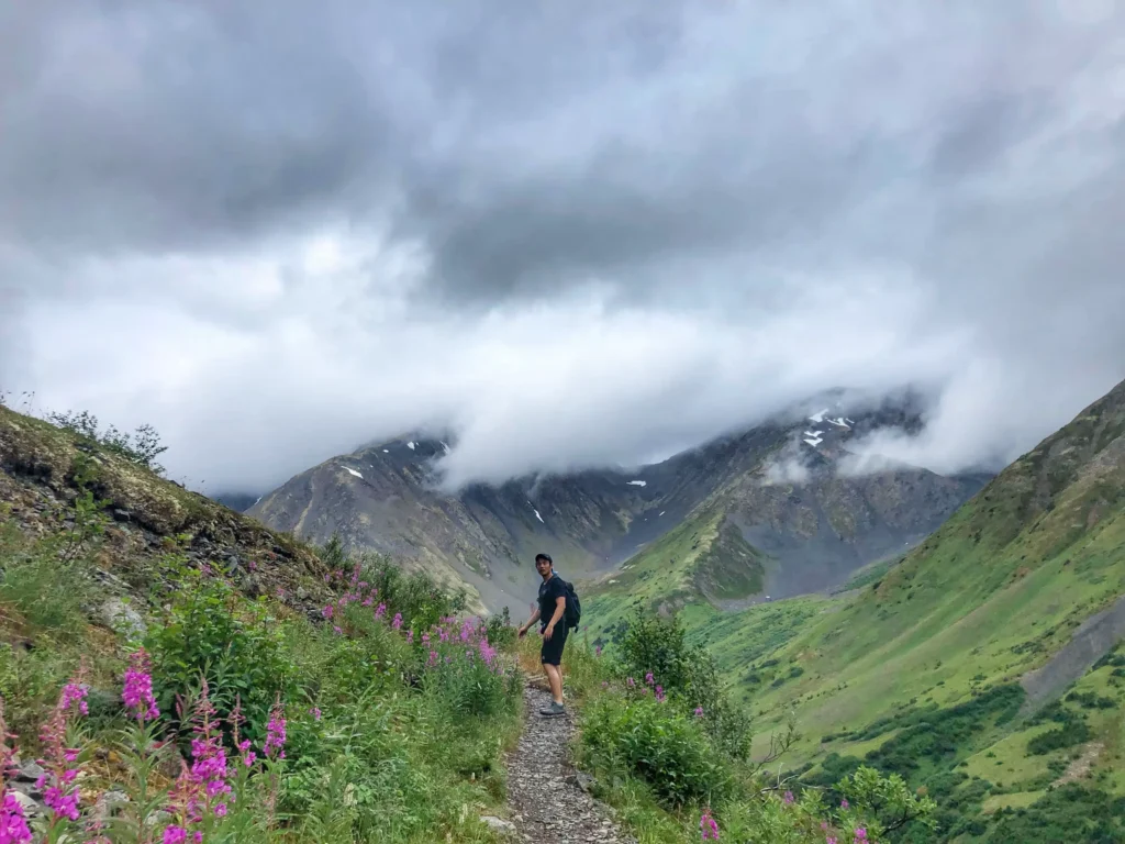 Kevin on Crow Pass Trail