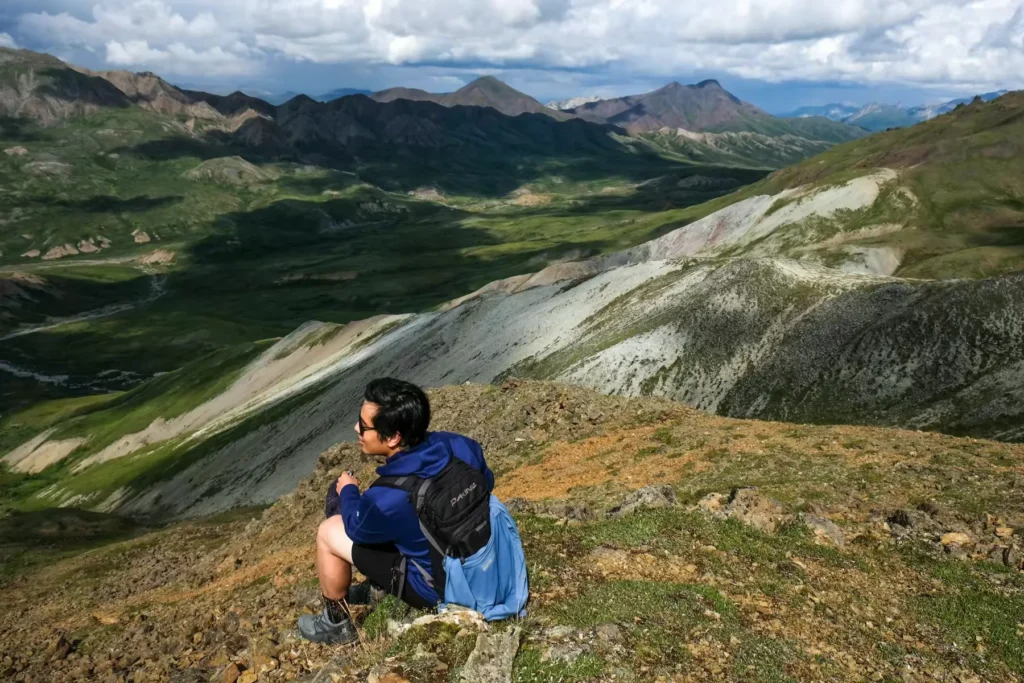 Kevin on Thorofare Ridge Trail, Denali National Park