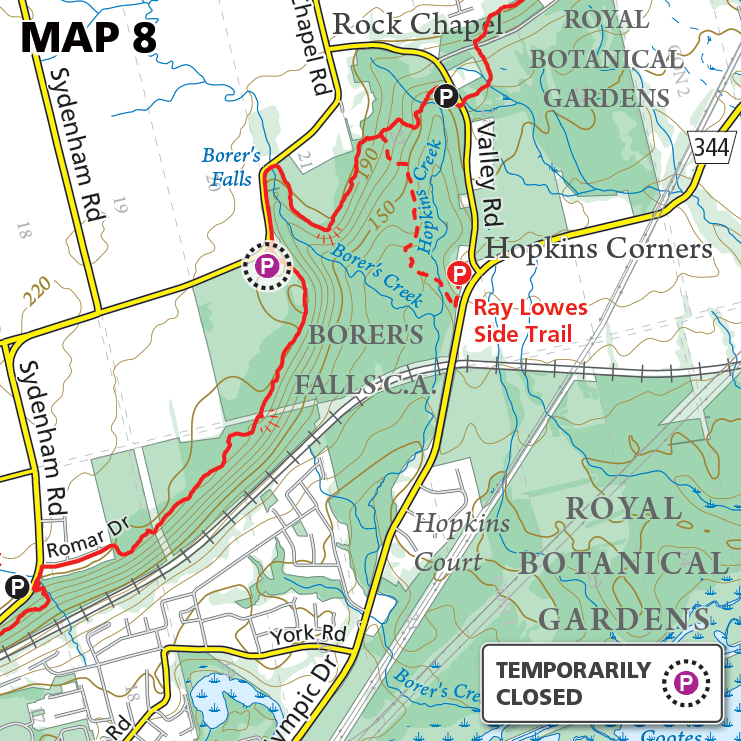 Bruce Trail Annual Winter Trail Closures - Rock Chapel