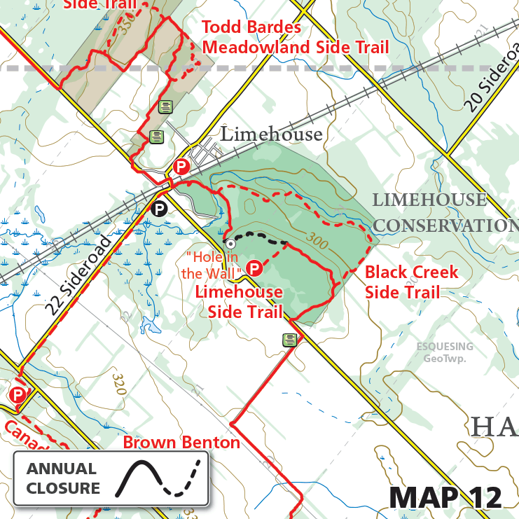 Bruce Trail Annual Winter Trail Closures - Limehouse