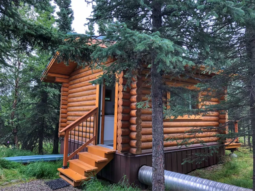 Our cabin at Park's Edge in town Healy