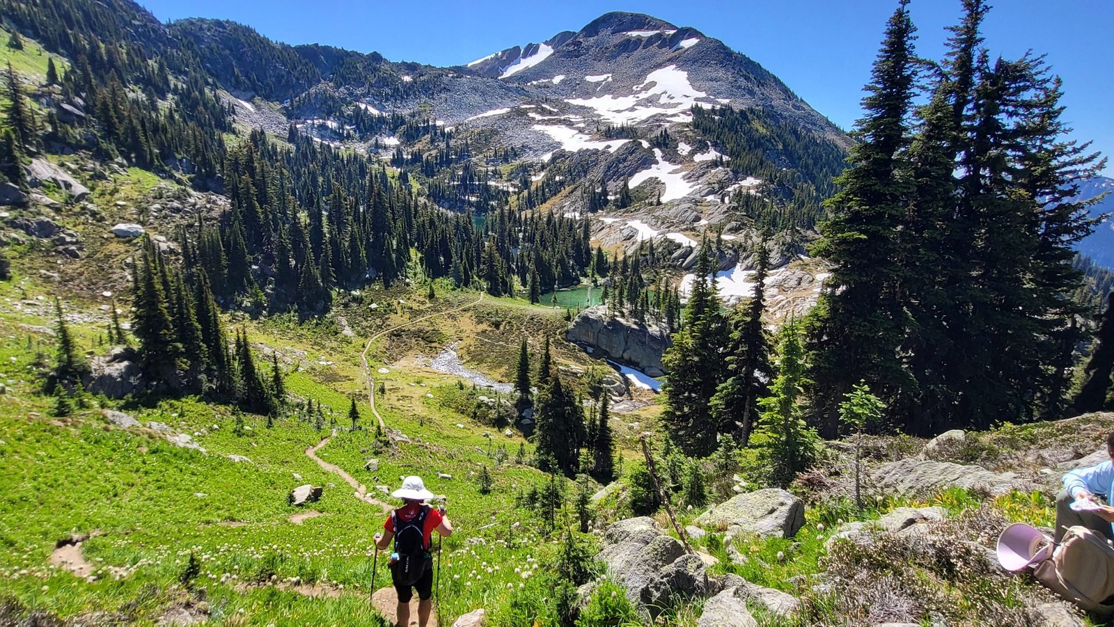 Lisa on Twin Lakes Trail