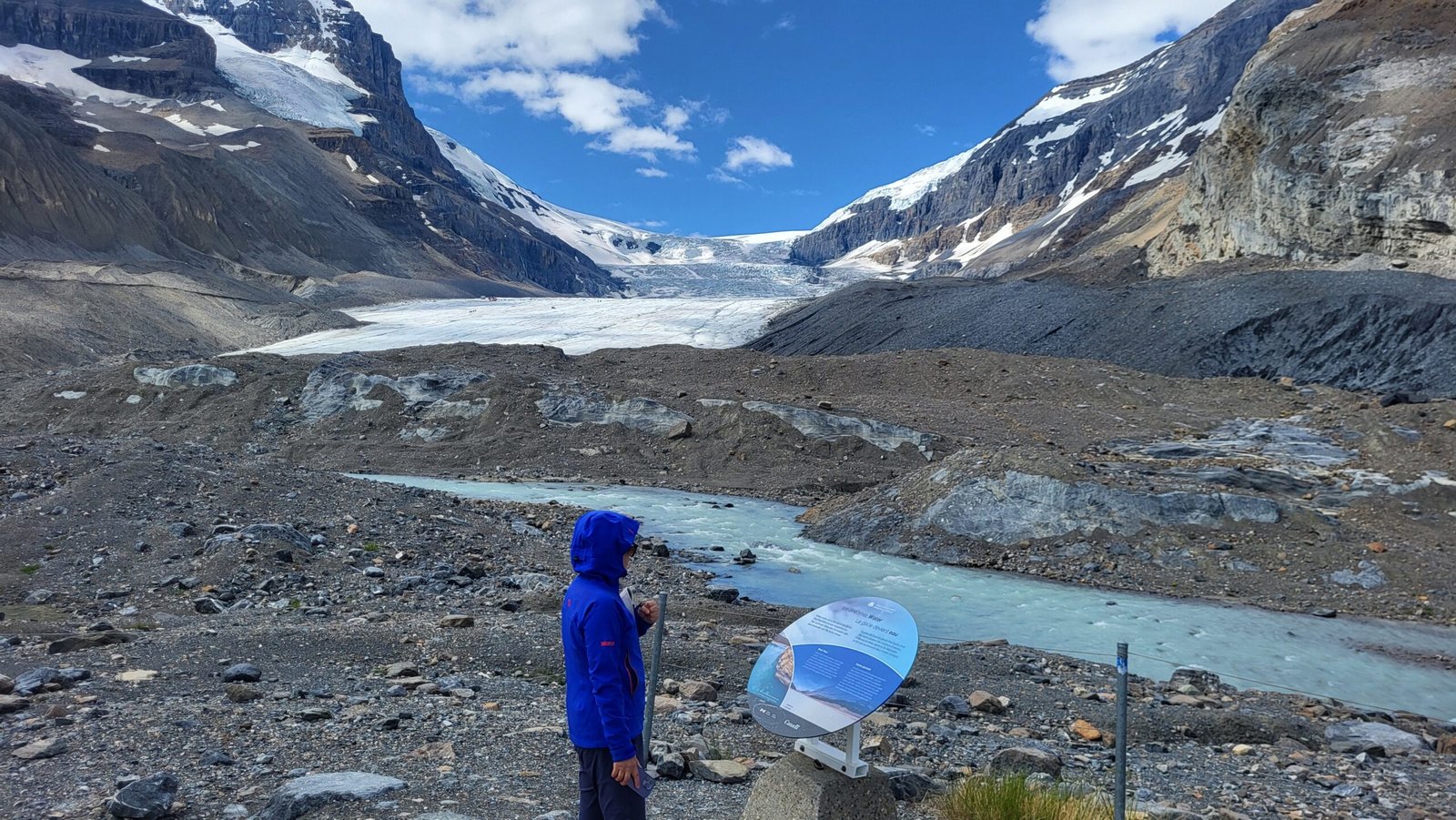 Lisa on Toe of the Glacier Trail
