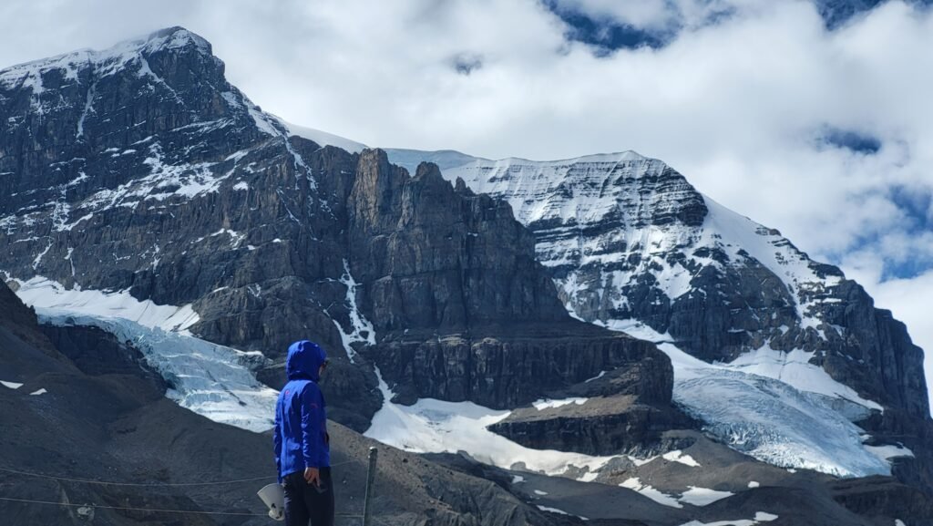 Lisa on Toe of the Glacier Trail