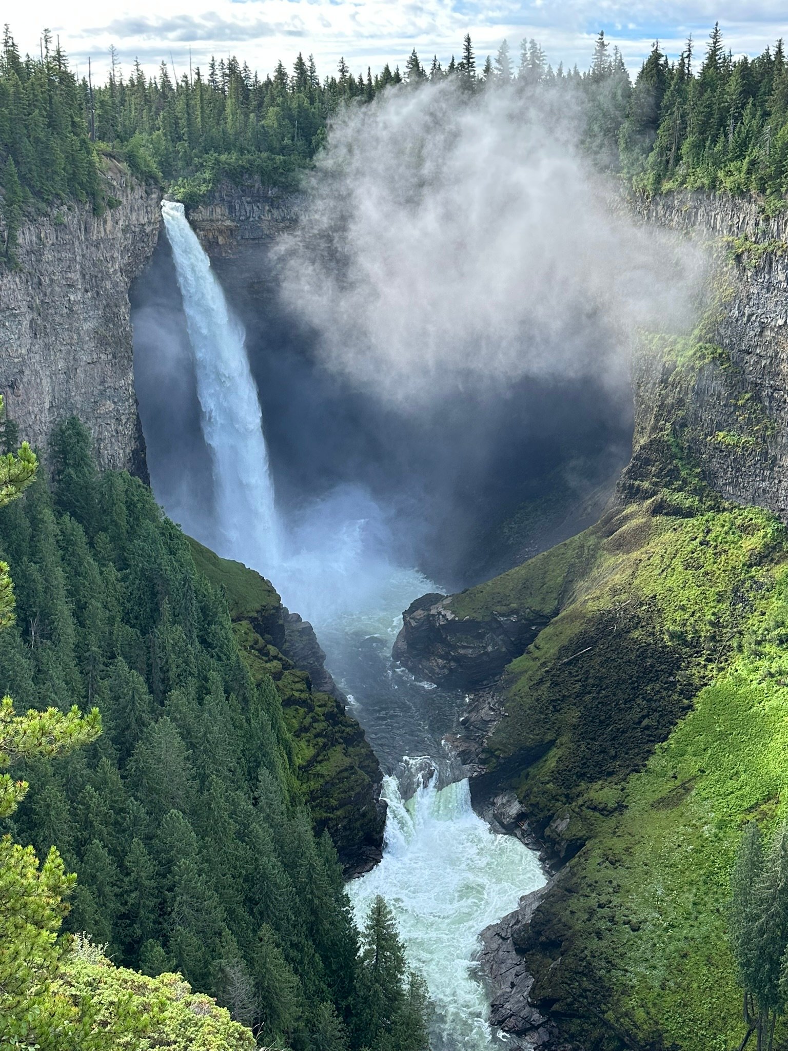 Helmcken Falls in Wells Gray Provincial Park