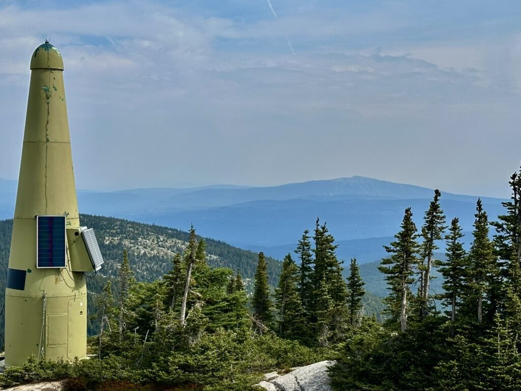 Big White Ski Resort in the Distance