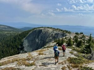 on top of Little White Mountain