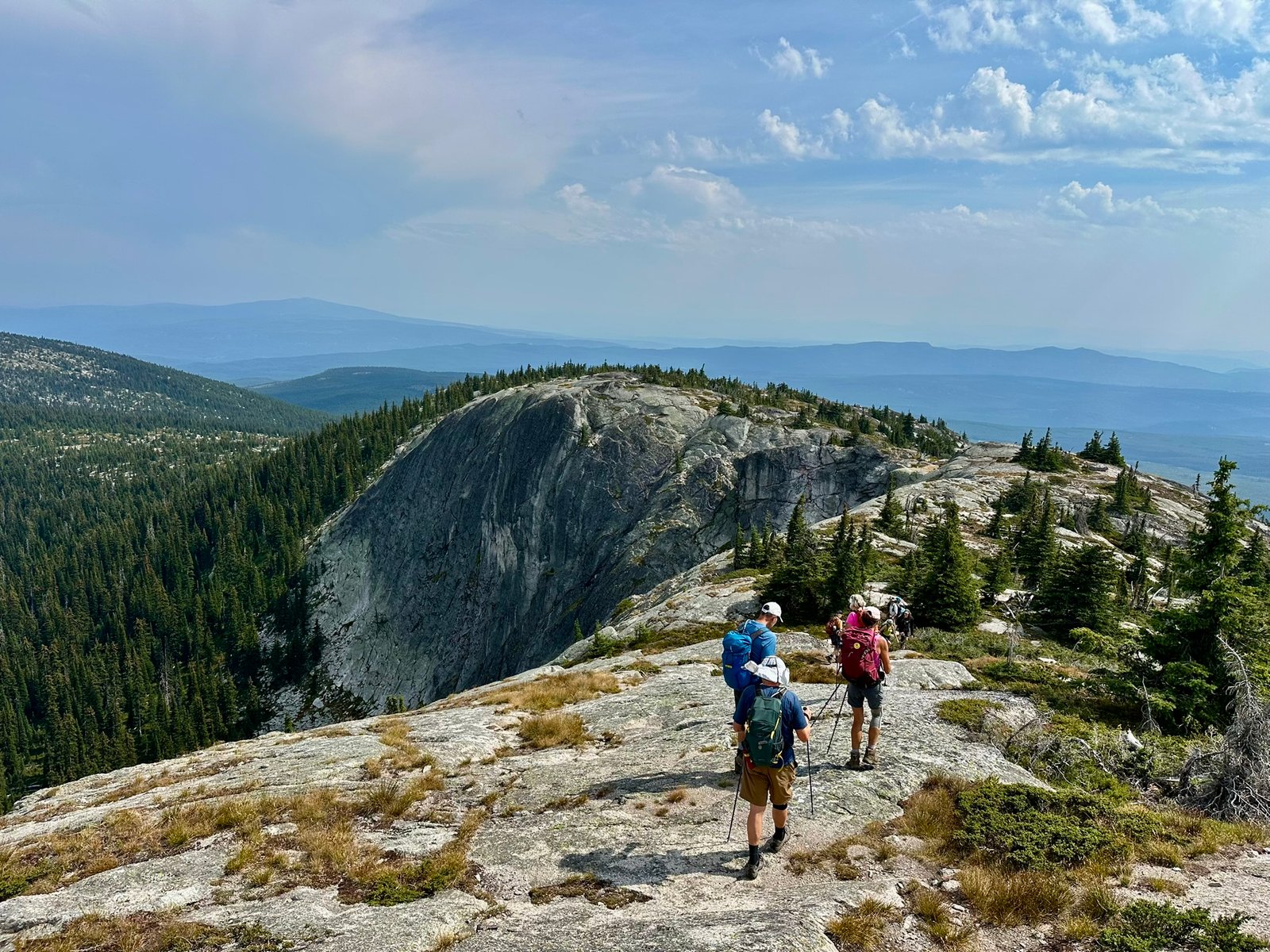 on top of Little White Mountain