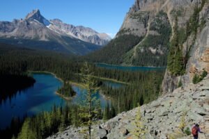 the descent from the Yukness Ledges