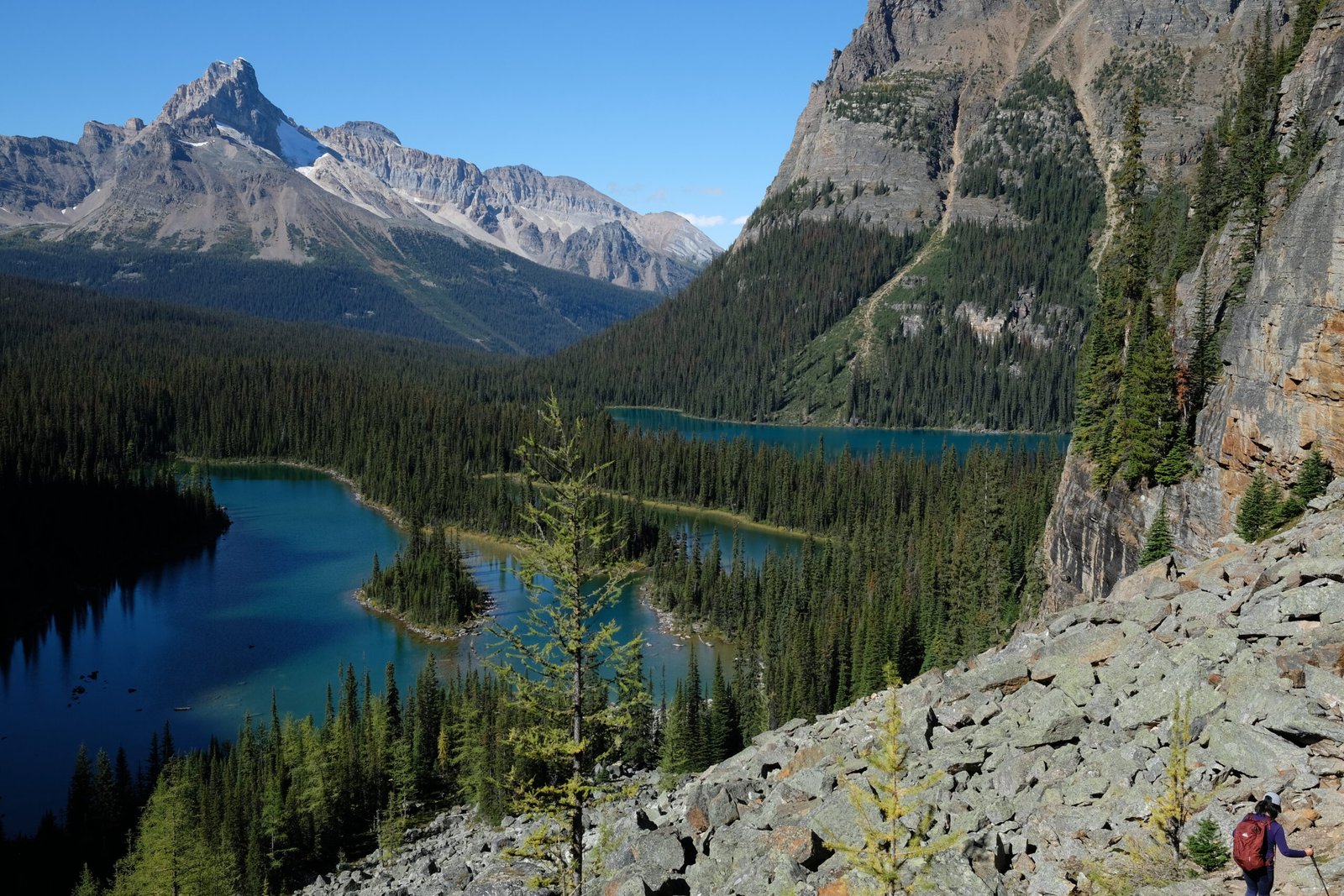 the descent from the Yukness Ledges
