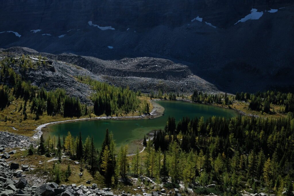 Hungabee Lake